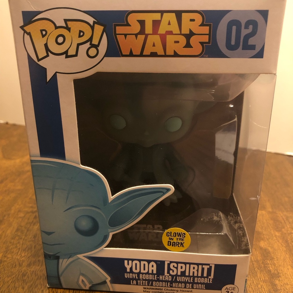 Funko Pop! Vinyl: Star Wars Yoda (Spirit) (GITD) Walgreens Exclusive #2 NIB